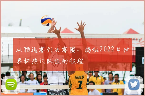 从预选赛到决赛圈，揭秘2022年世界杯热门队伍的征程